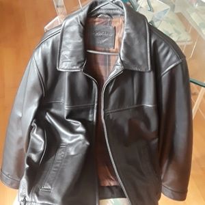 Mens Docker Leather Jacket